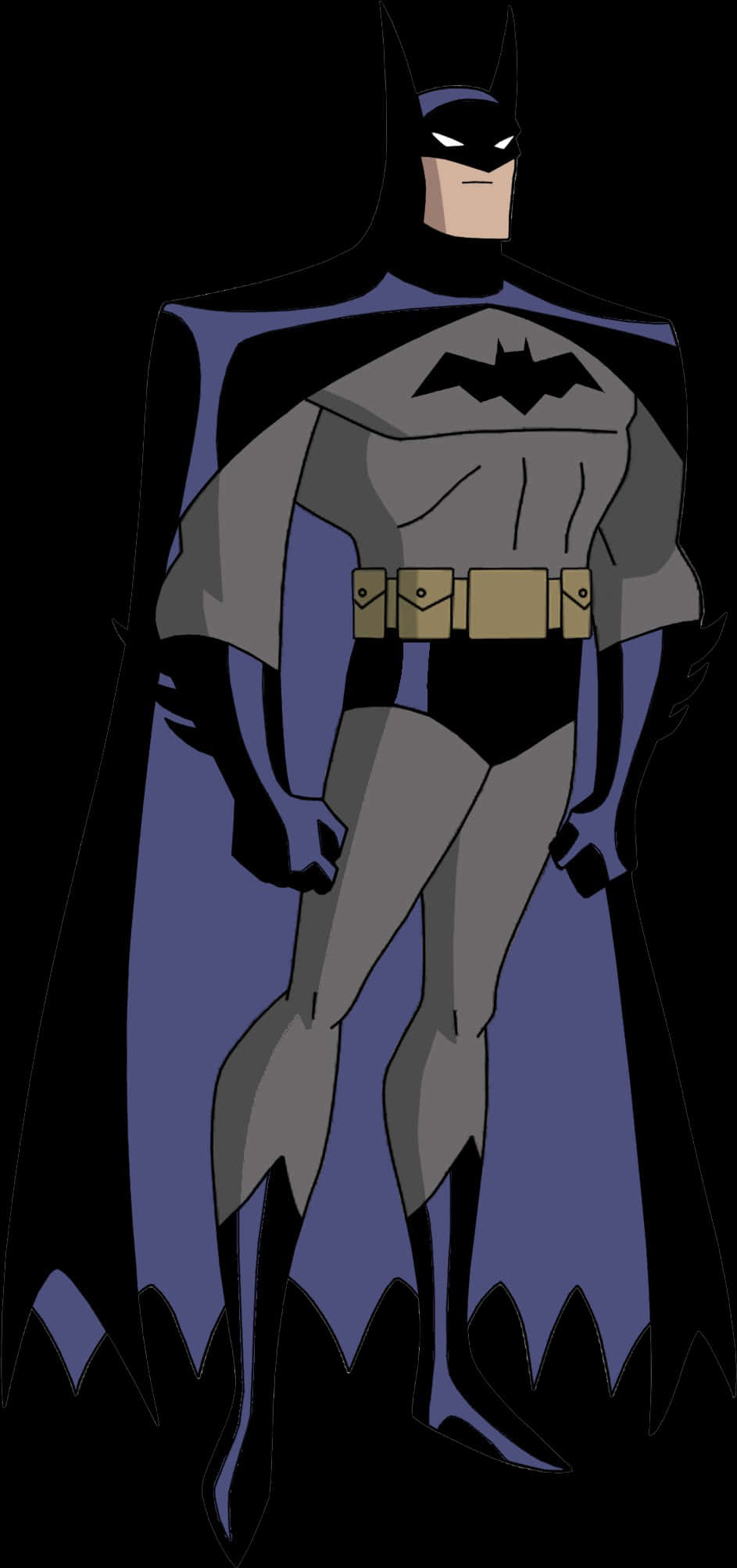 Klassisk animert Batman-positur Bakgrunner