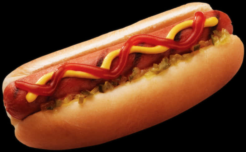 Klassisk pølse med sennep og ketchup Bakgrunner
