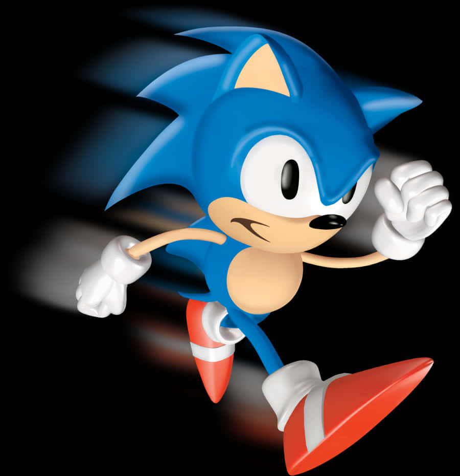 Klassisk Sonic-løpepositur Bakgrunner