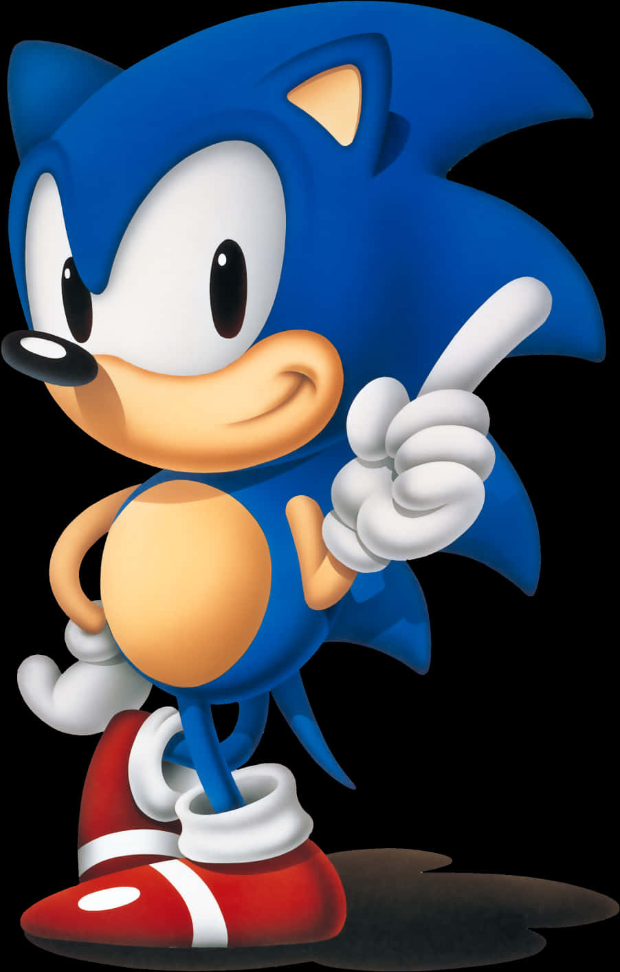 Klassisk Sonic-positur Bakgrunner