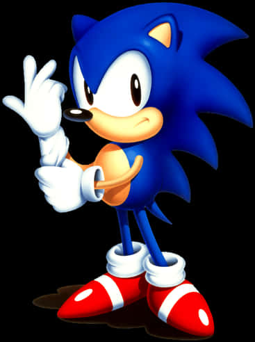 Klassisk Sonic-positur Bakgrunner