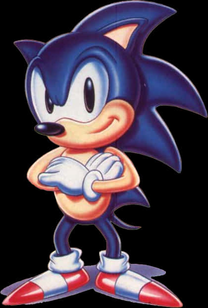 Klassisk Sonic-positur Bakgrunner