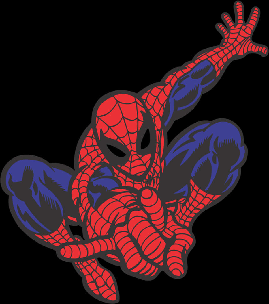 Klassisk Spiderman-svingende action Bakgrunner