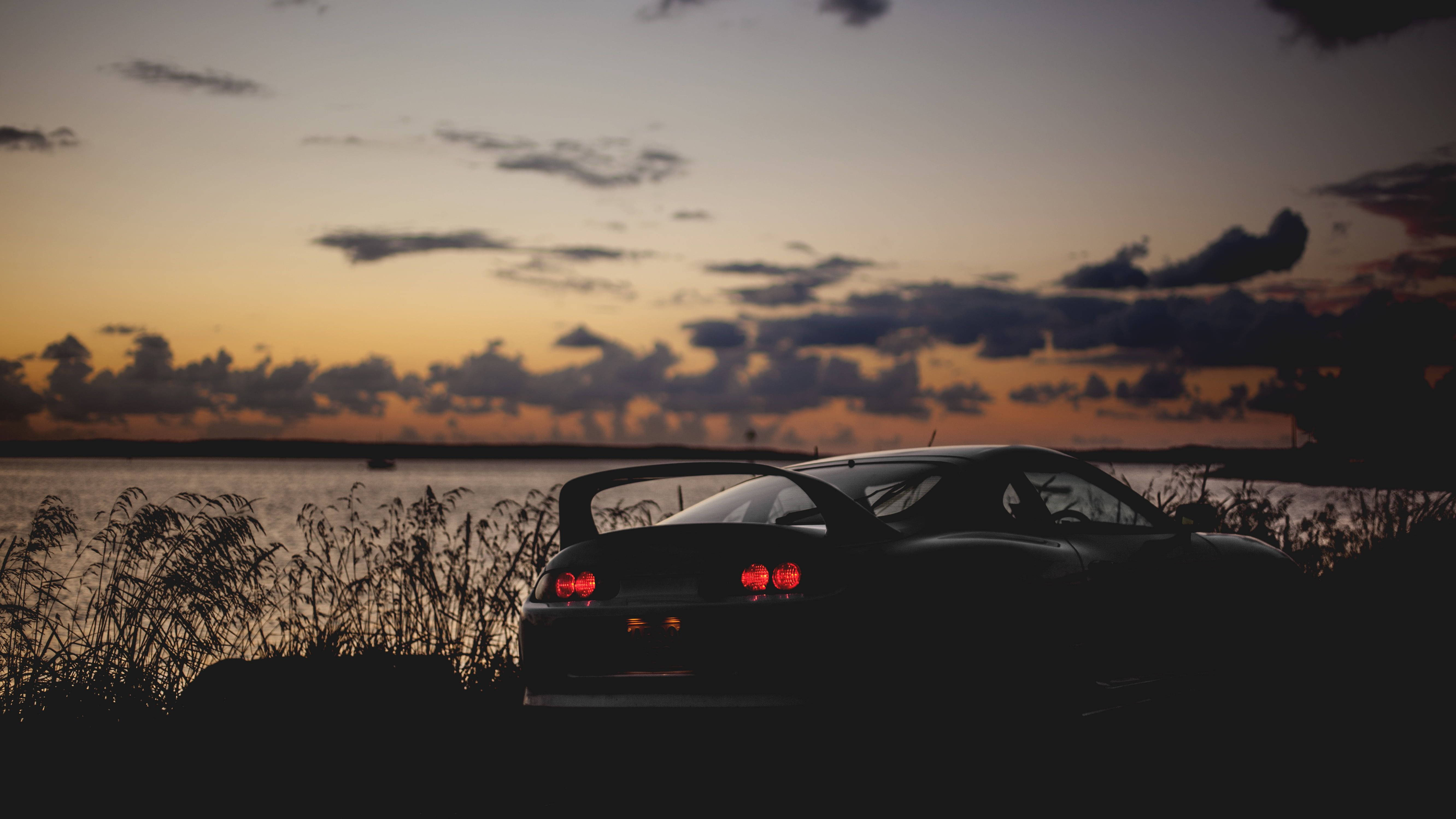 Klassisk Supra JDM-estetikk Bakgrunner