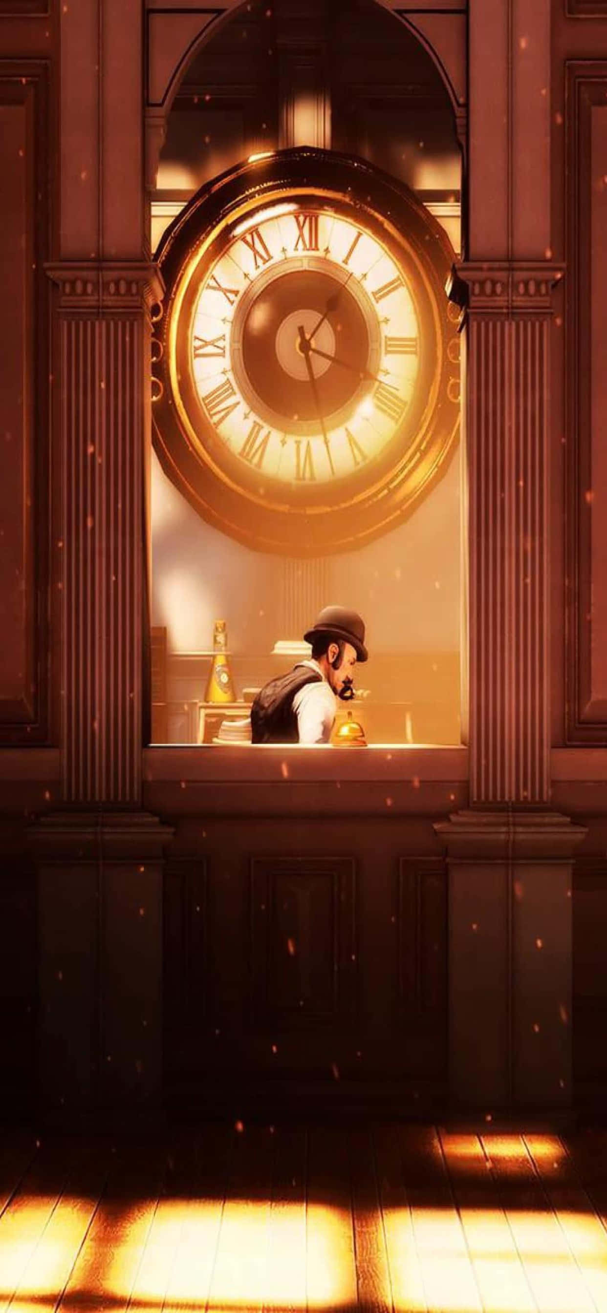 Klokke iPhone Xs Max Bioshock Infinite Bakgrunn Bakgrunner