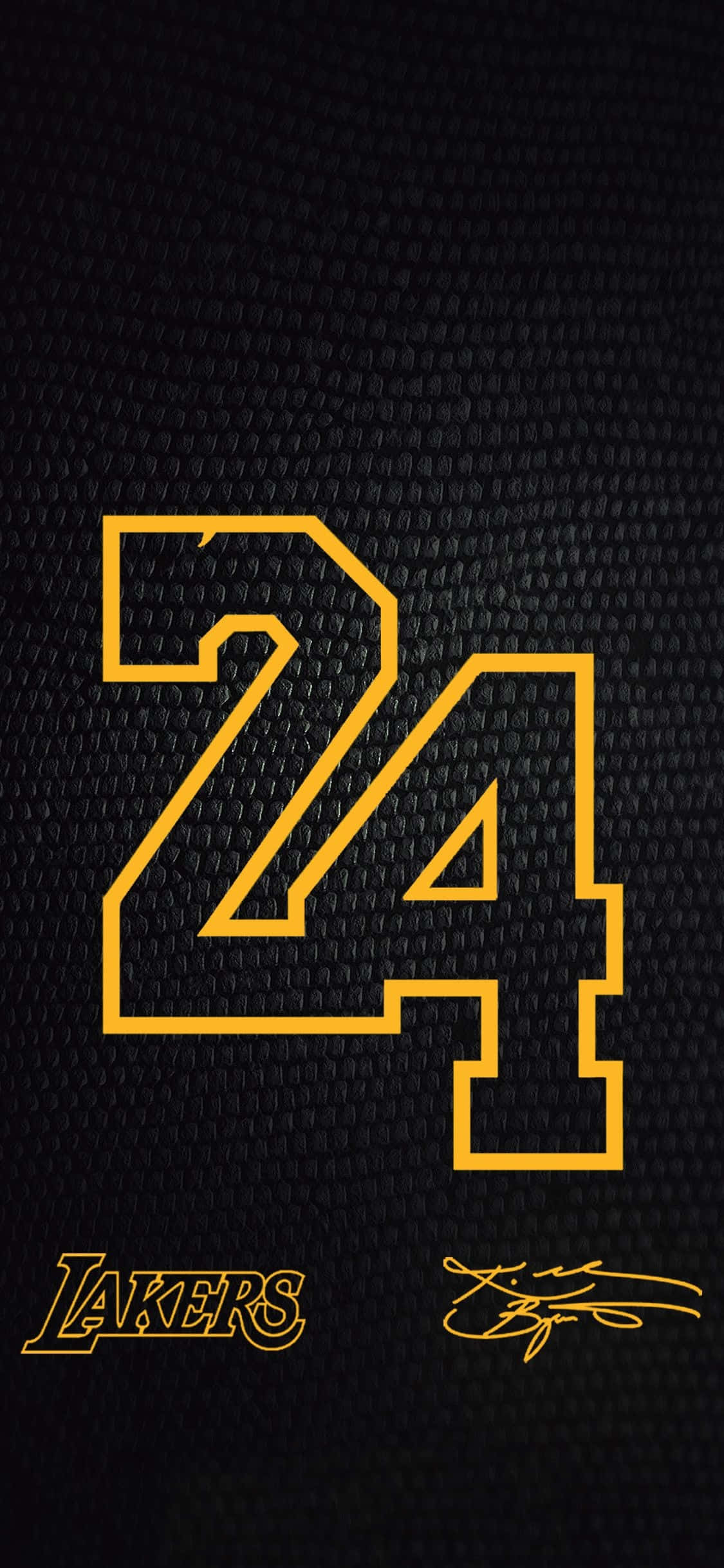 Kobe Bryants 24-logo Bakgrunner