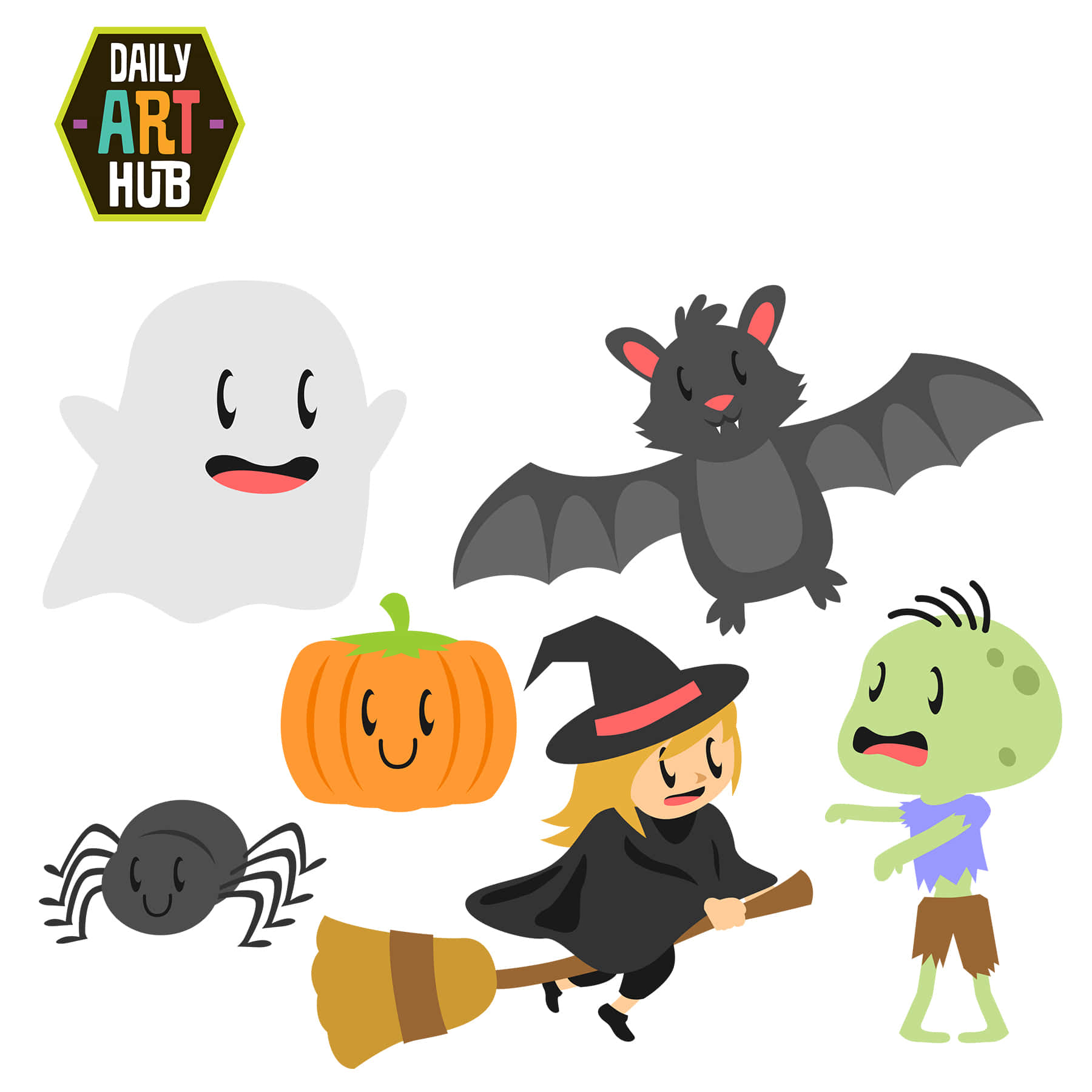 Kom i den skumle halloweenstemningen med dette søte bildet! Bakgrunner