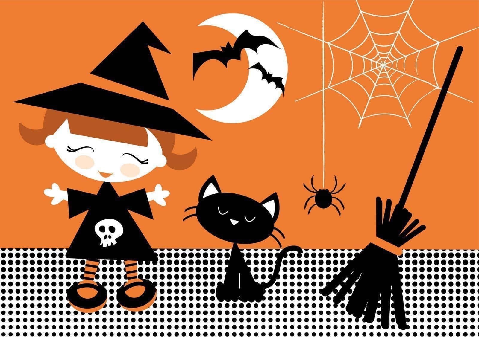 Kom i Halloween-stemning med dette søte kostymet! Bakgrunner