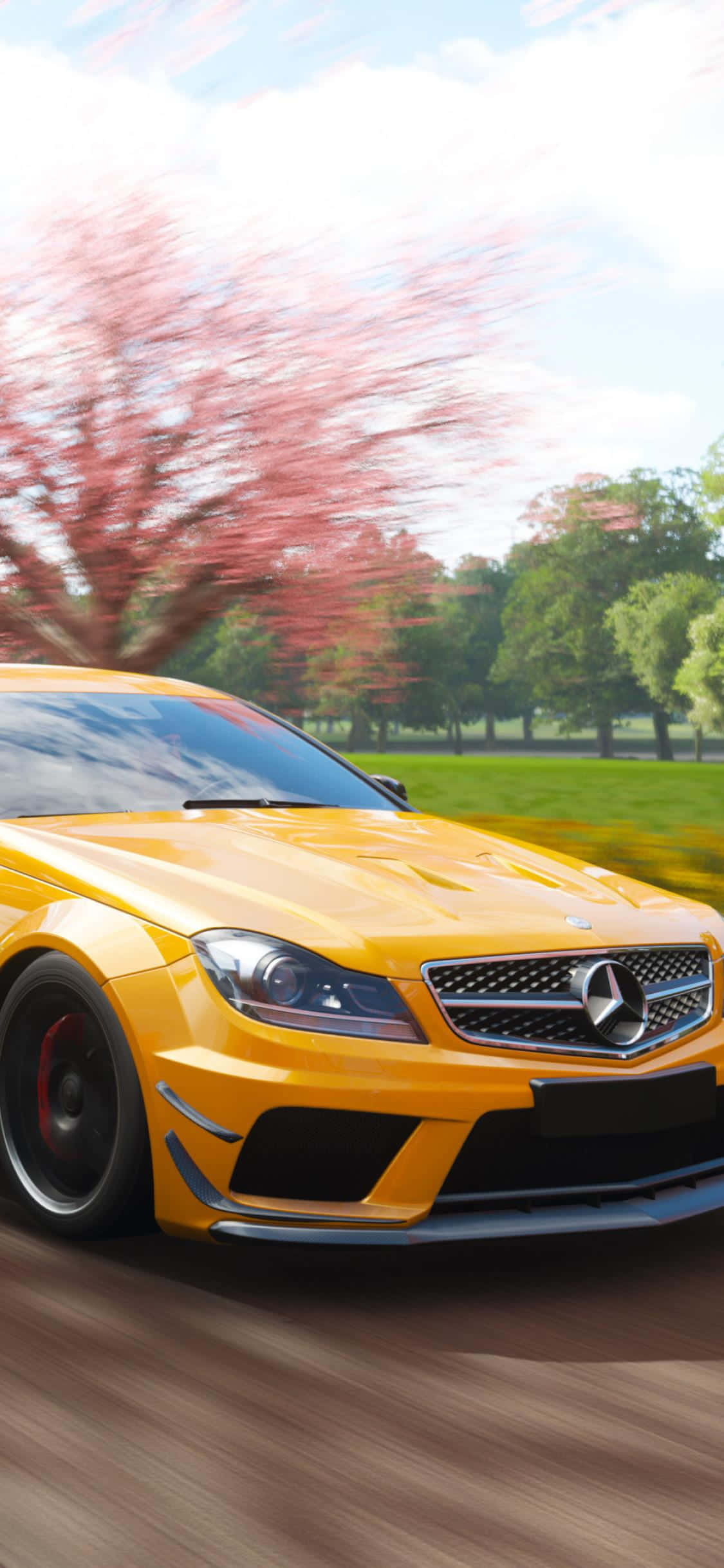 Kombiner luksus og teknologi med Mercedes Benz-telefonen Bakgrunner