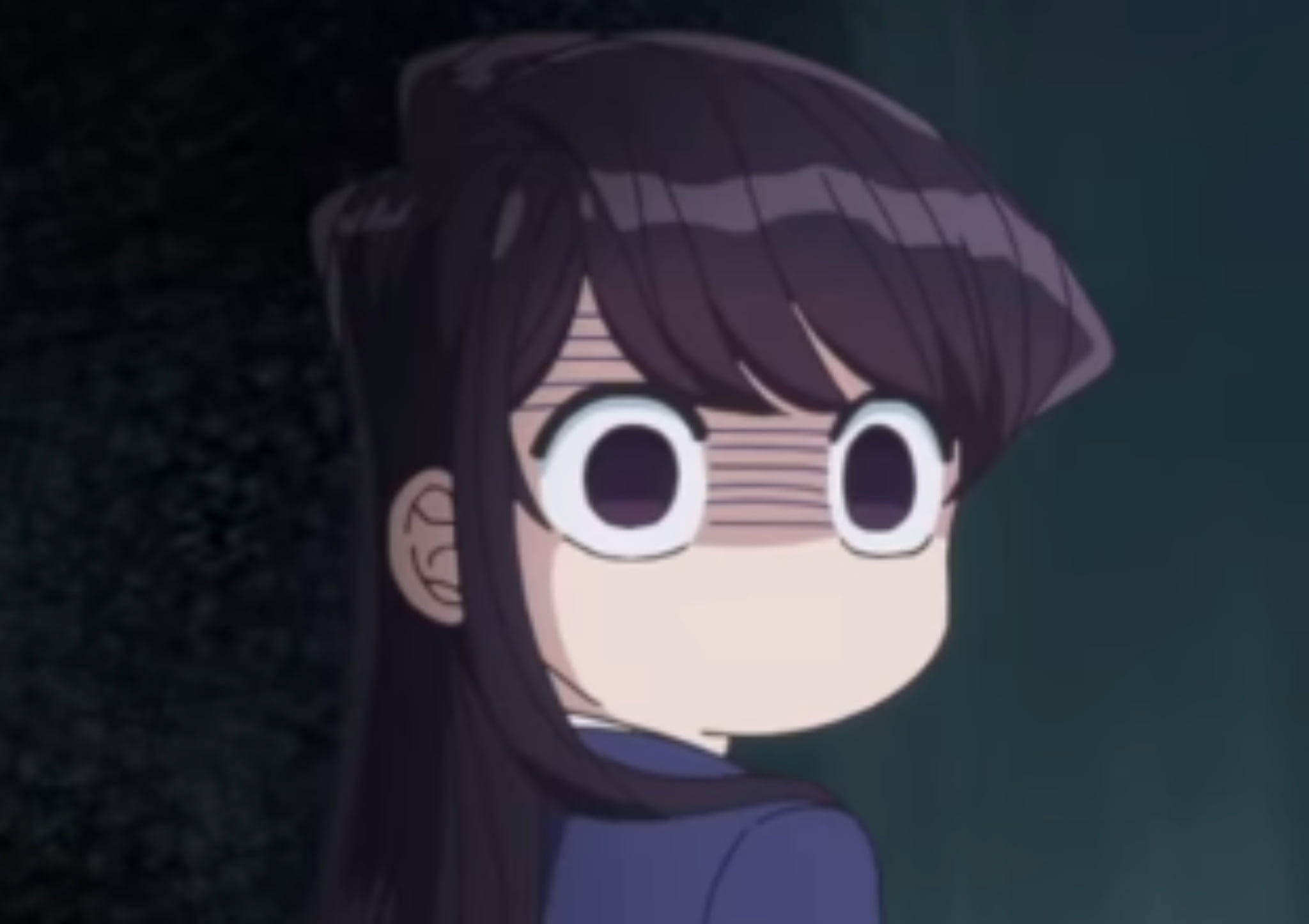 Komi San Japansk Chibi Manga-karakter Bakgrunner