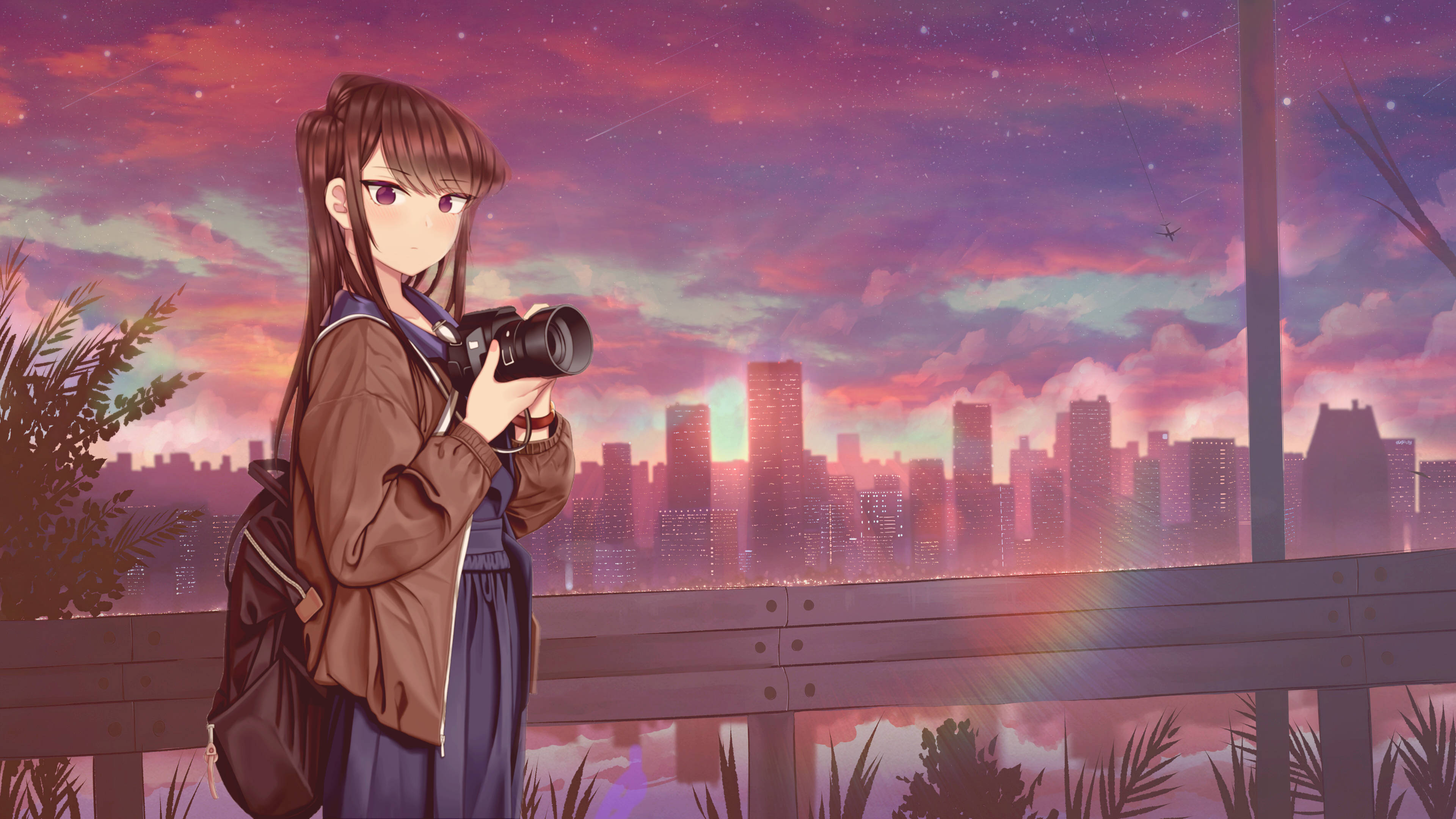 Komi San japansk videregående elev Bakgrunner