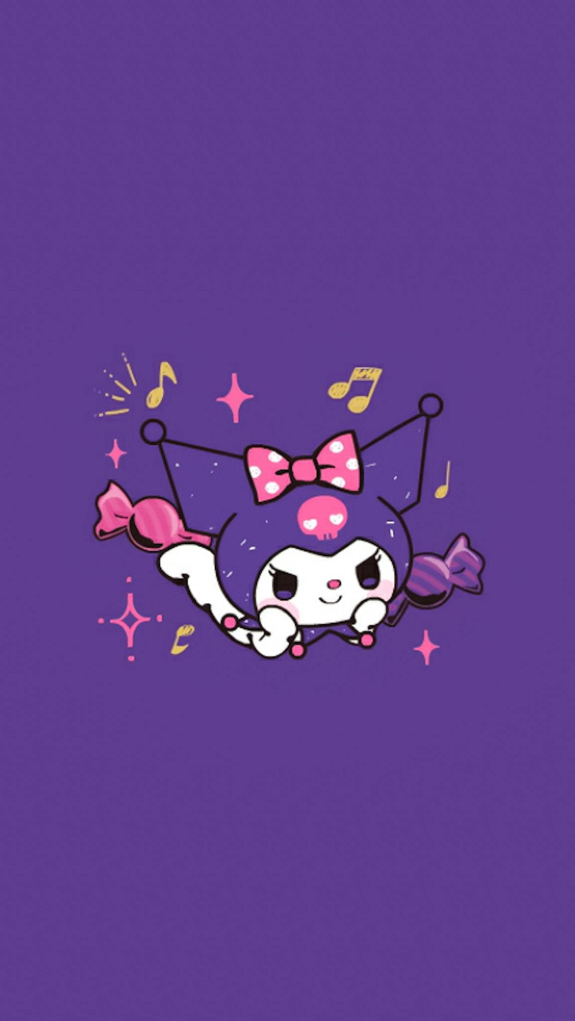Konkurrenten til My Melody – Kuromi i fiolett Bakgrunner