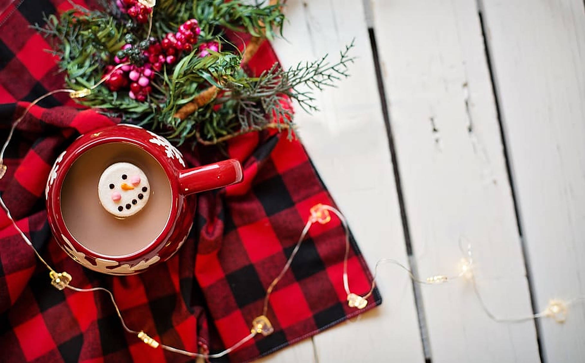 Koselig julestemning snømann Bakgrunner
