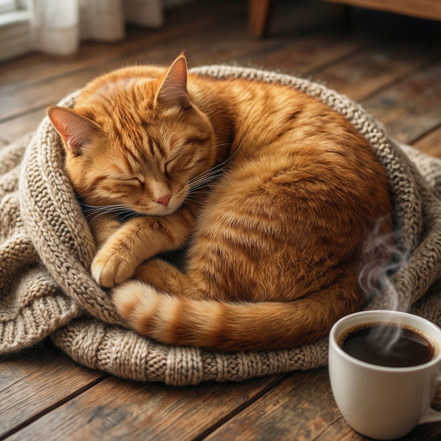 Koselig lur katt Bakgrunner