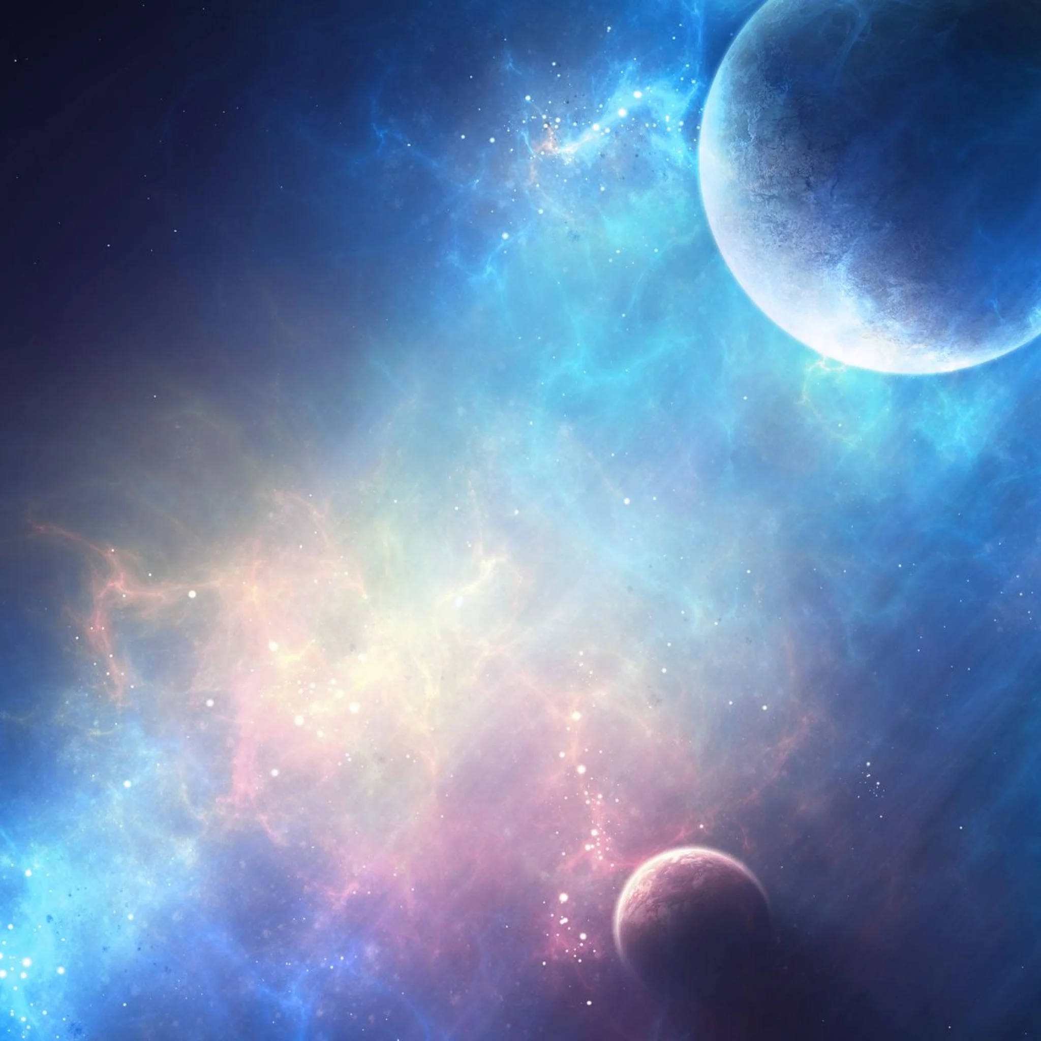 Kosmisk iPad Air 4 Bakgrunner