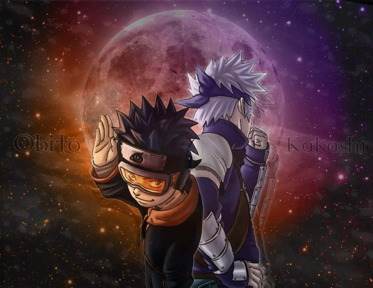 Kosmisk Kakashi og Obito Bakgrunner