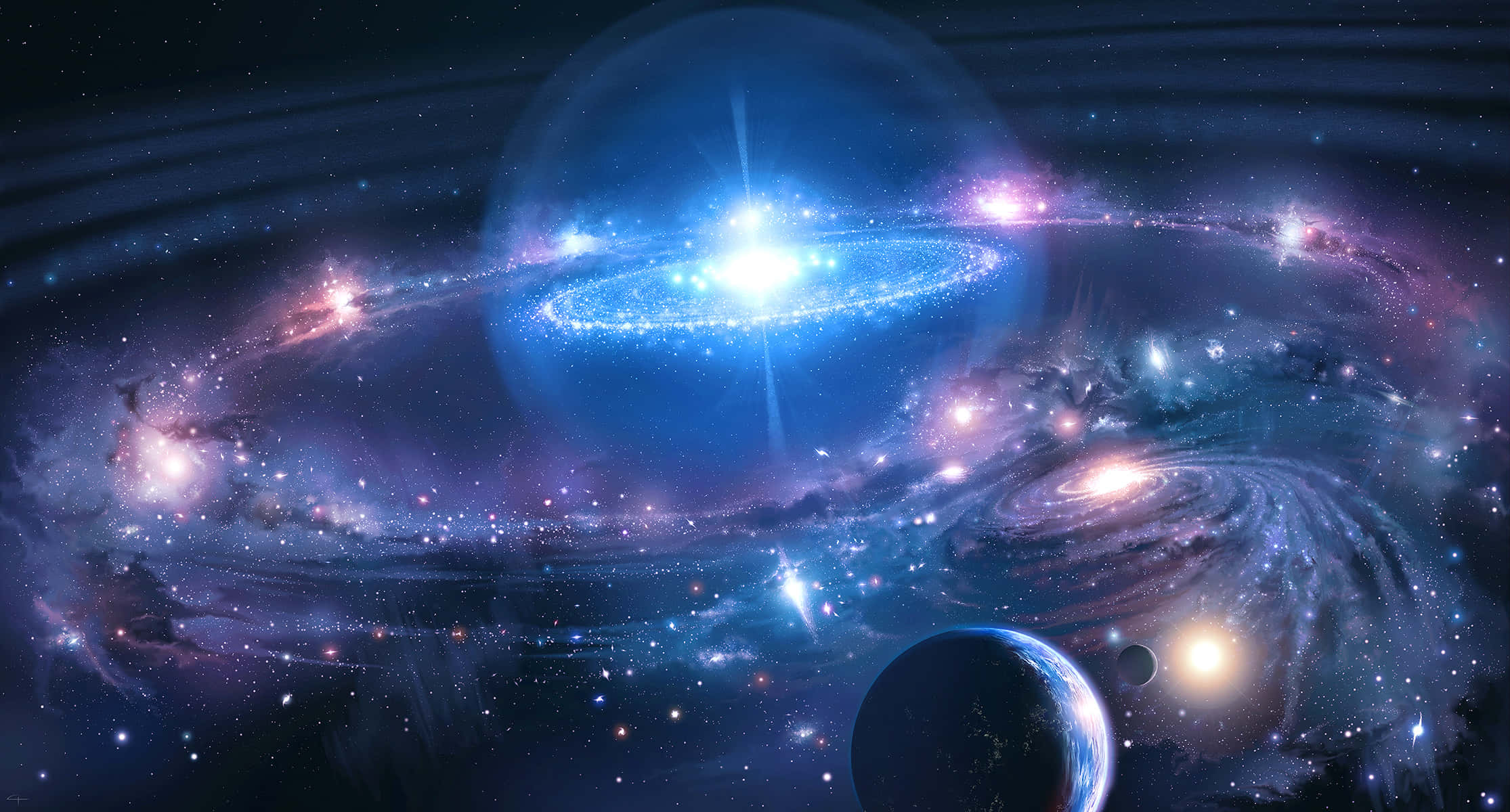 Kosmisk Melkevei-bane Bakgrunner