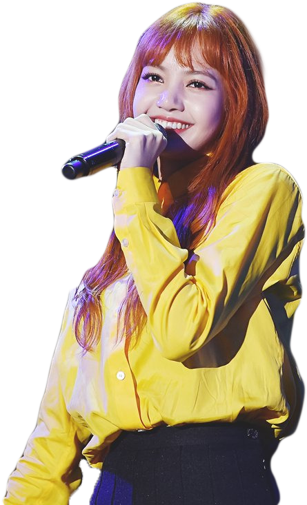 Kpop-stjerneopptreden gul bluse Bakgrunner