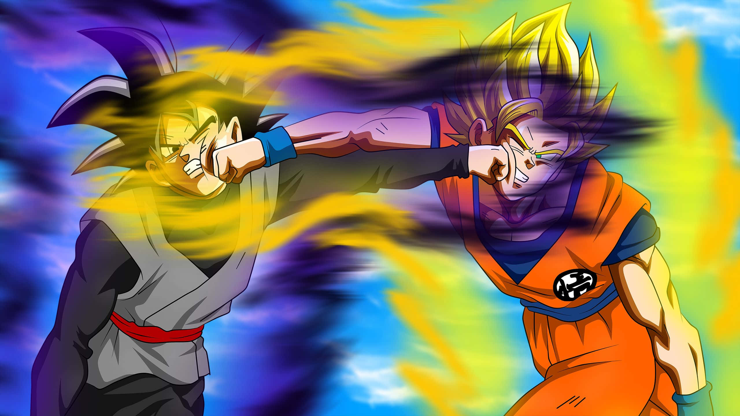 Kraftfull intensitet: Goku Black løs Bakgrunner