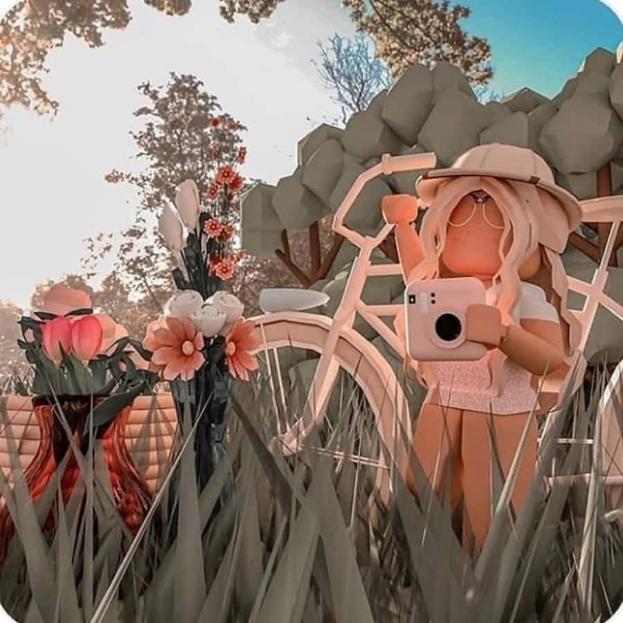Kreativ estetisk Robloxbygging! Bakgrunner
