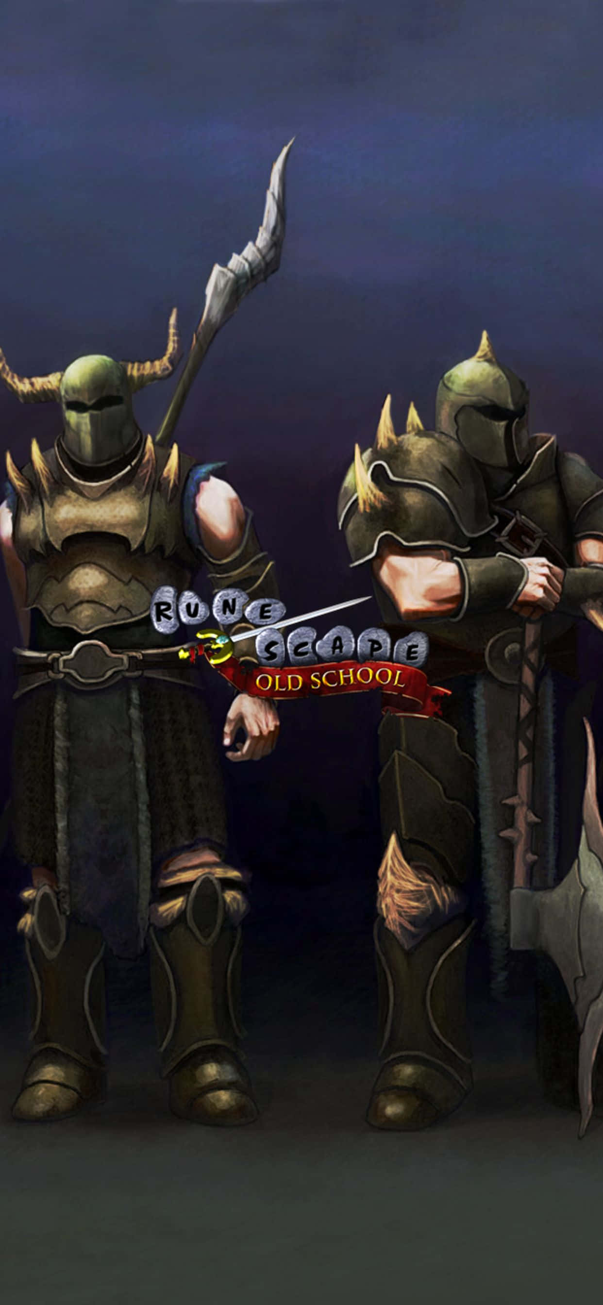 Kriger og Sverdkjemper iPhone Xs Max Runescape Oldschool Bakgrunn Bakgrunner