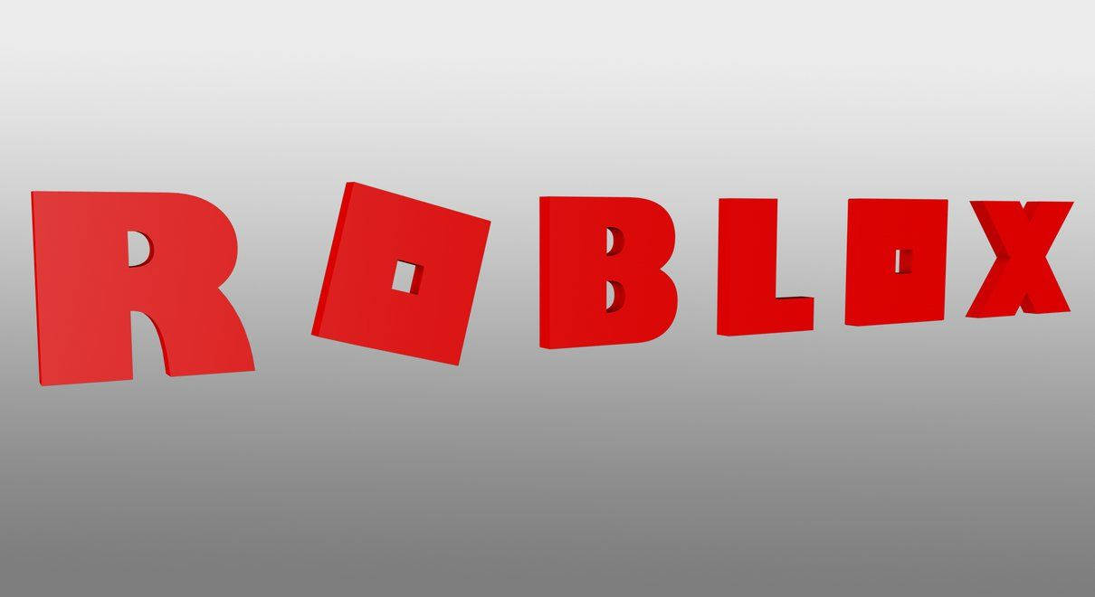 Kul 3D Roblox-logo Bakgrunner