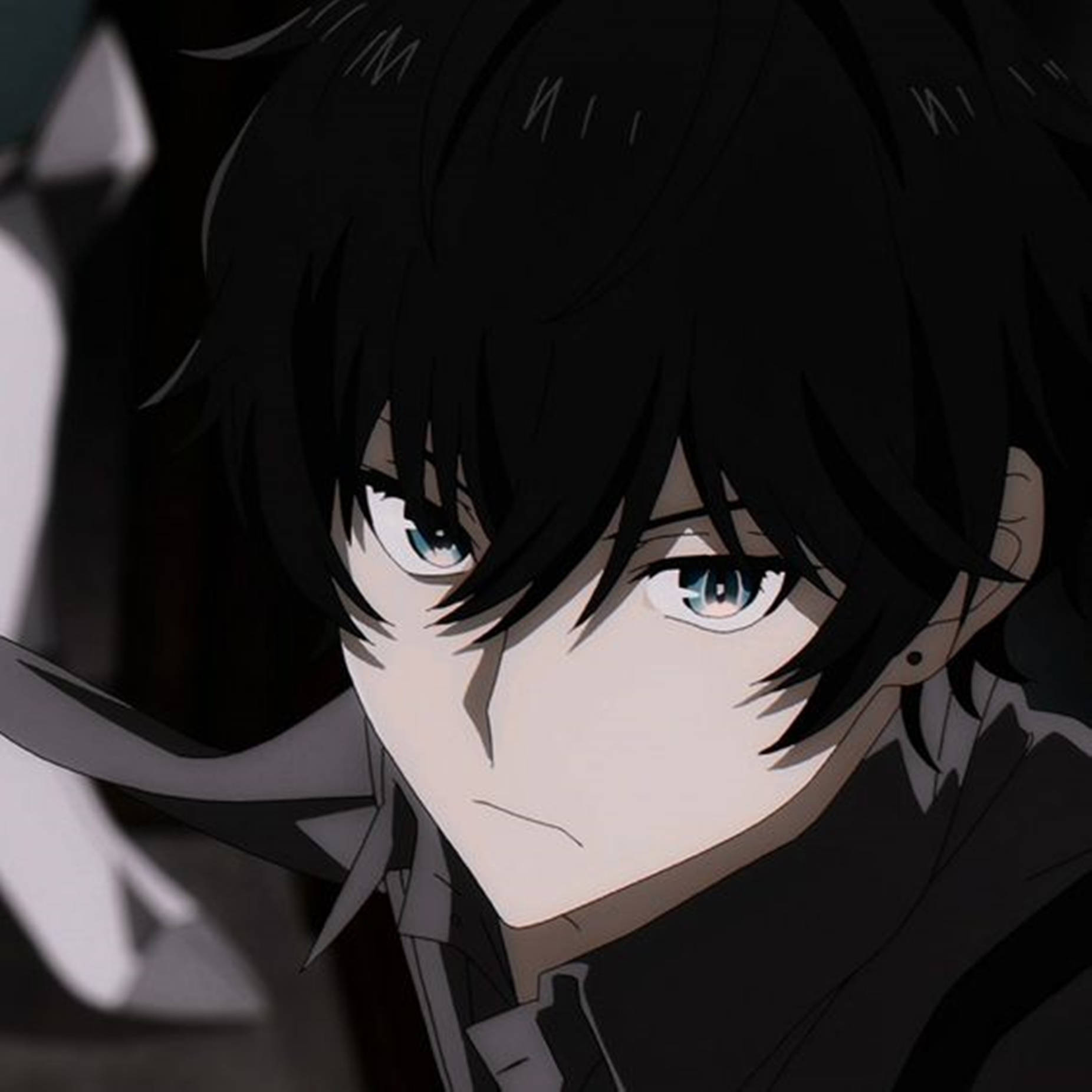 Kul anime-gutt PFP Osamu Dazai Bakgrunner