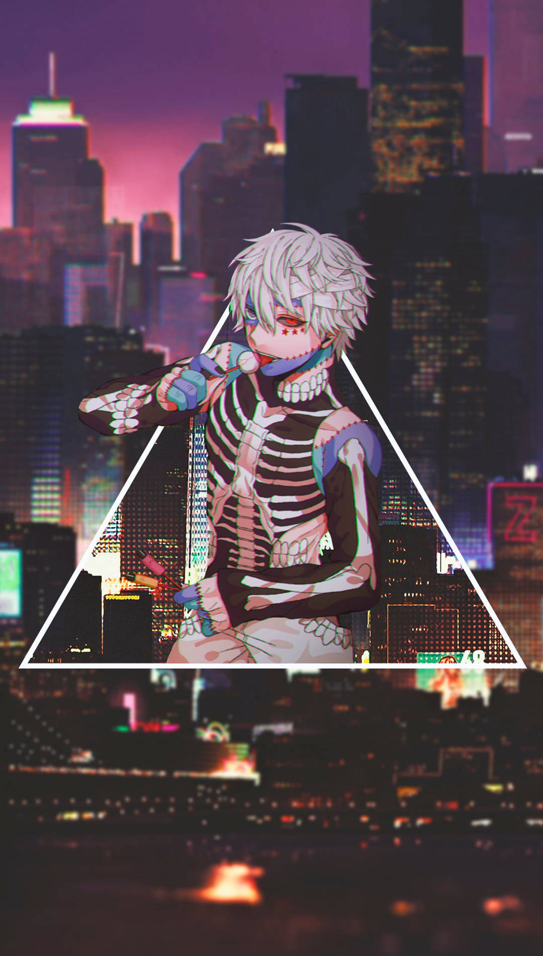 Kul anime-gutt PFP Kaneki Supreme Bakgrunner