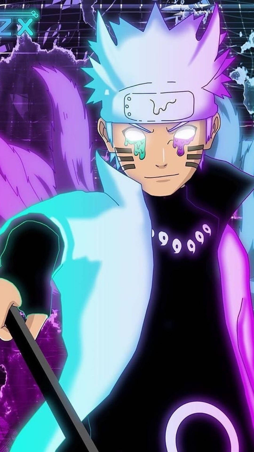 Kul anime-gutt PFP Naruto Uzumaki Bakgrunner