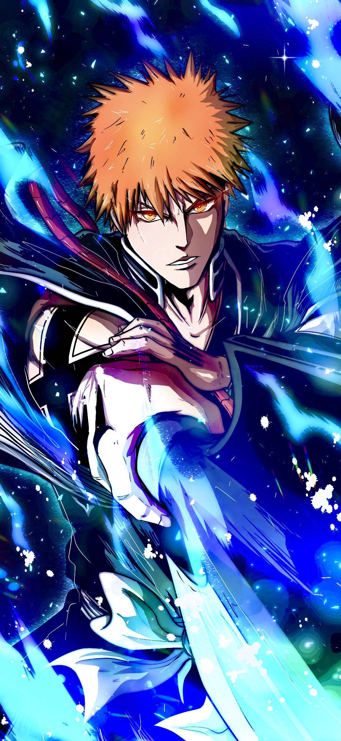 Kul anime-telefon Ichigo Kurosaki Bakgrunner