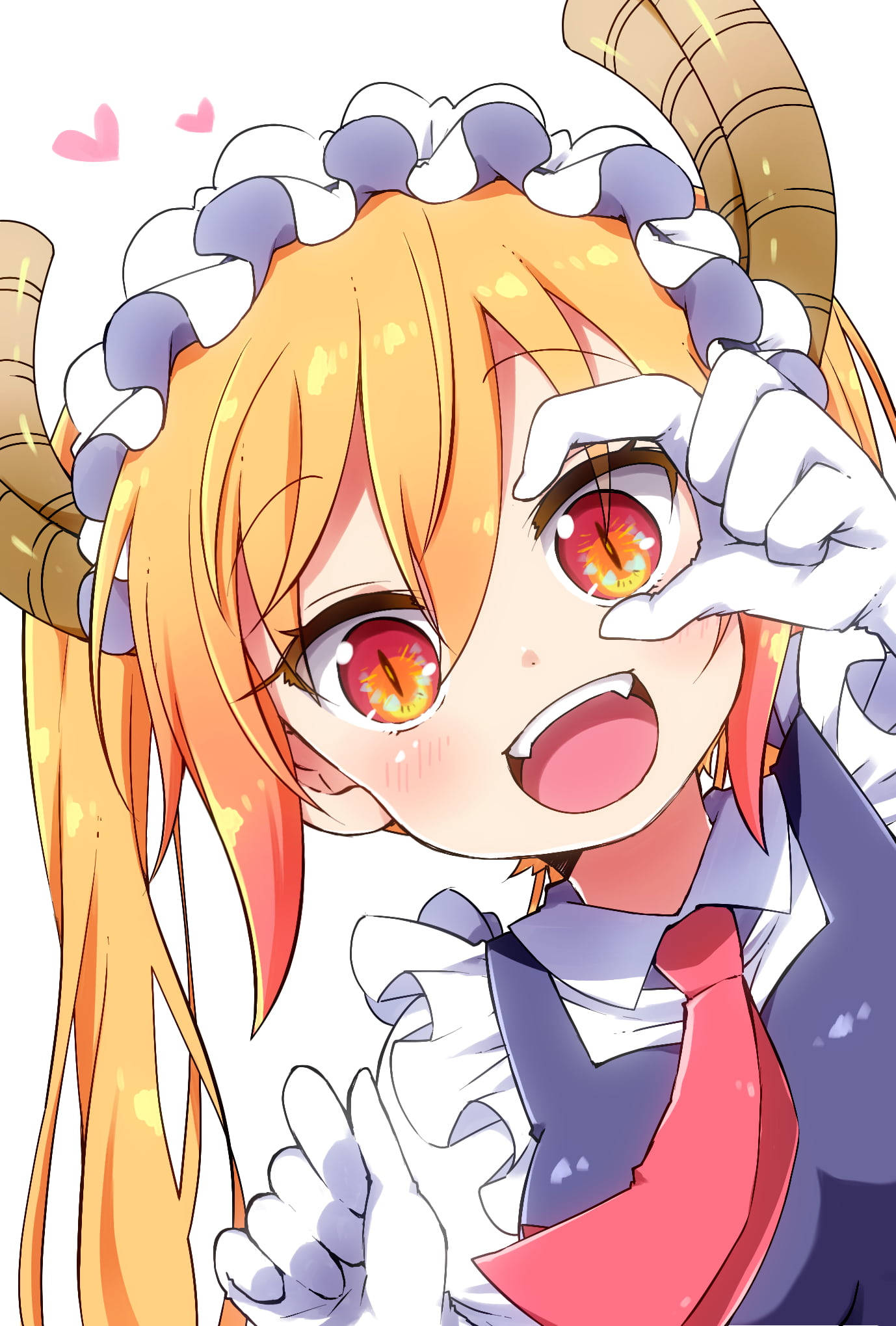 Kul animejente PFP-drage Tohru Bakgrunner