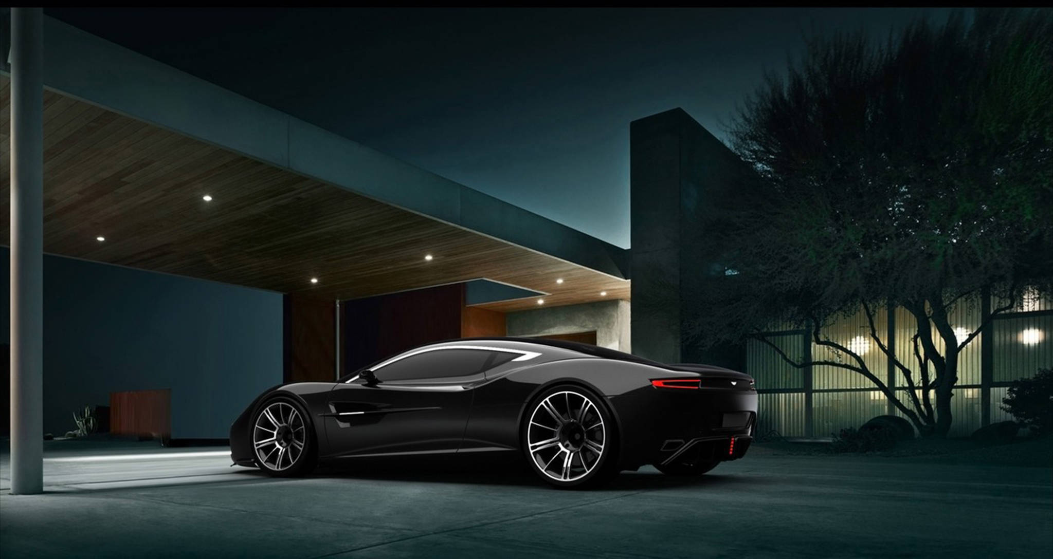 Kul bil Aston Martin Bakgrunner