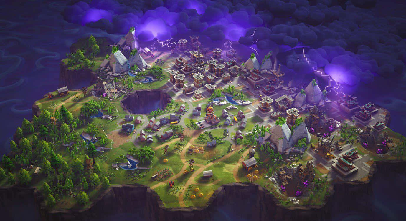 Kul Fortnite-bakgrunn Bakgrunner