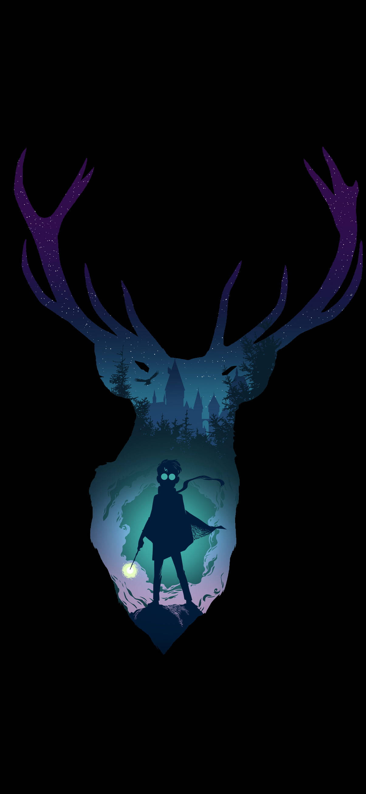 Kul Harry Potter Stag Patronus Bakgrunner