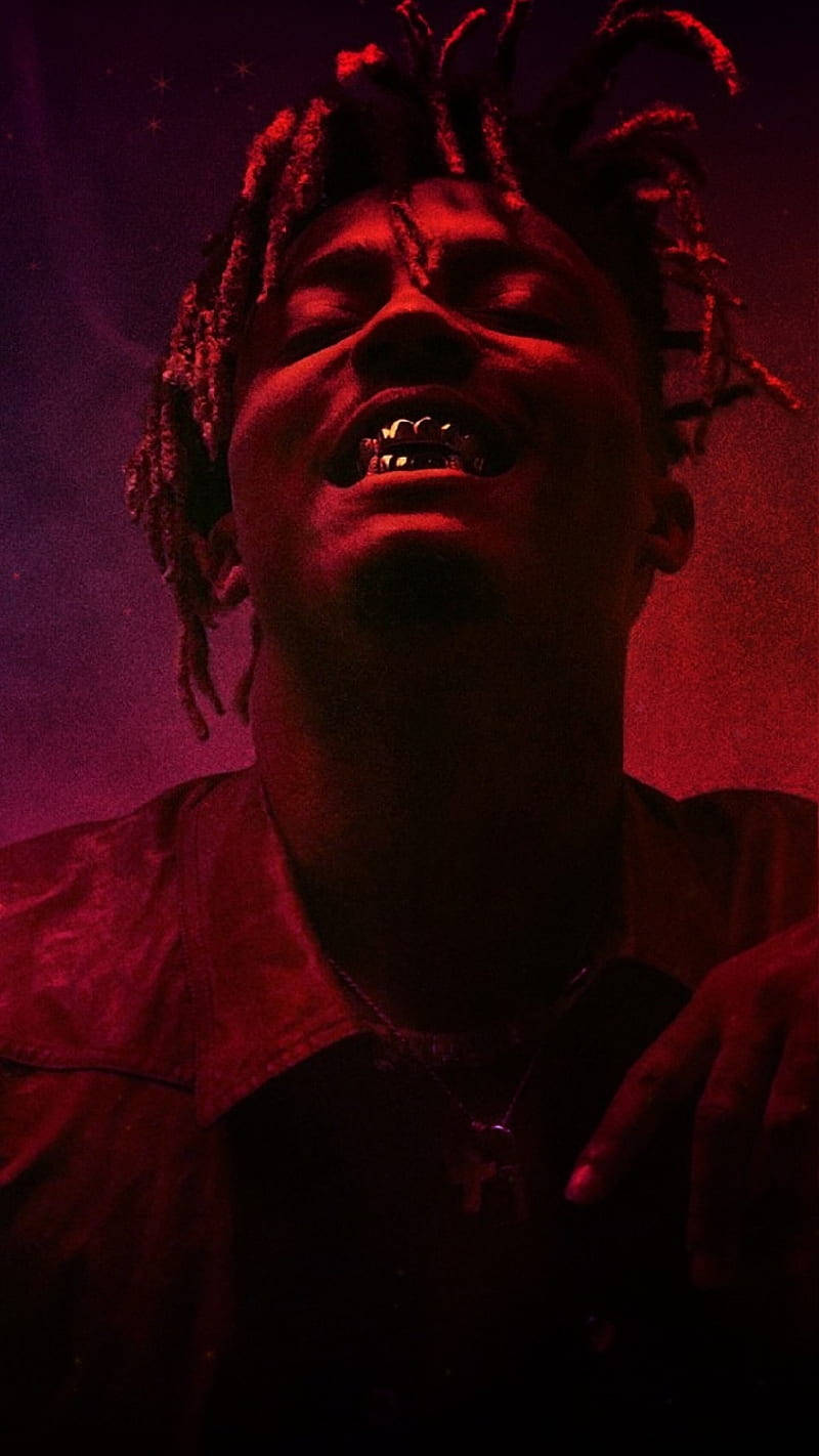 Kul Juice WRLD som viser tennene Bakgrunner