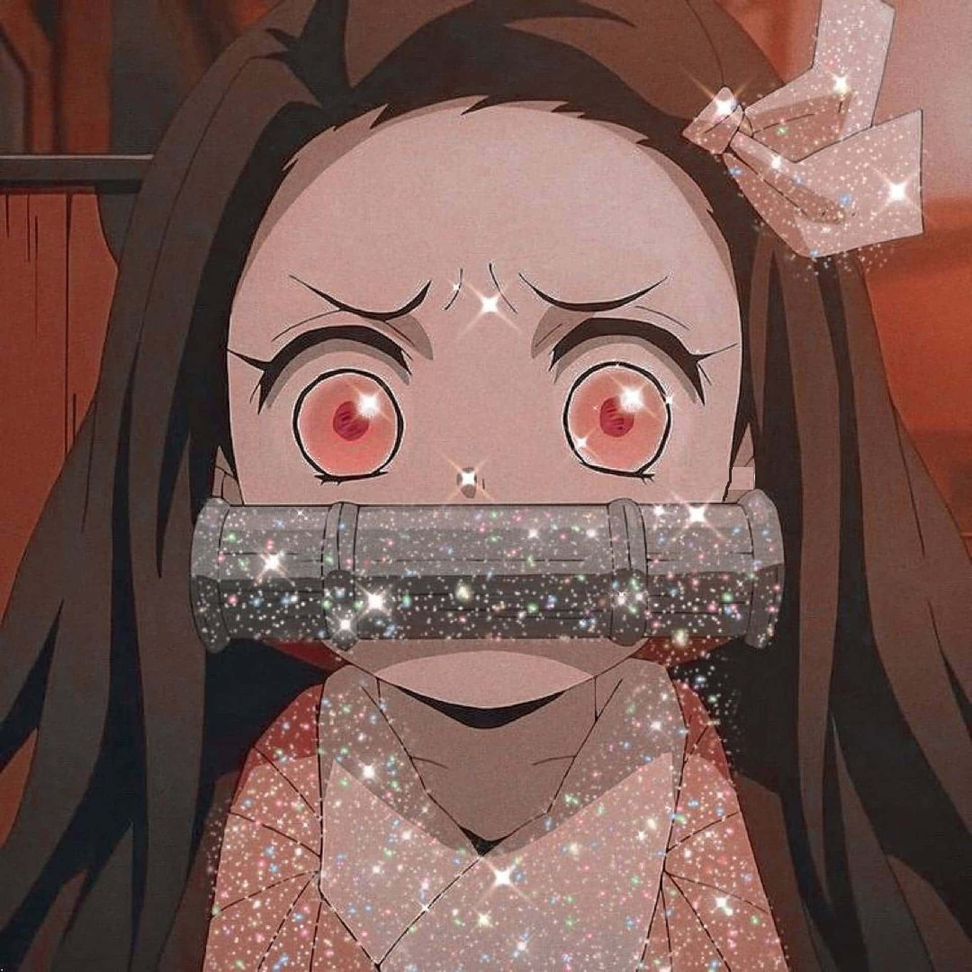 Kul Kawaii Nezuko Bakgrunner