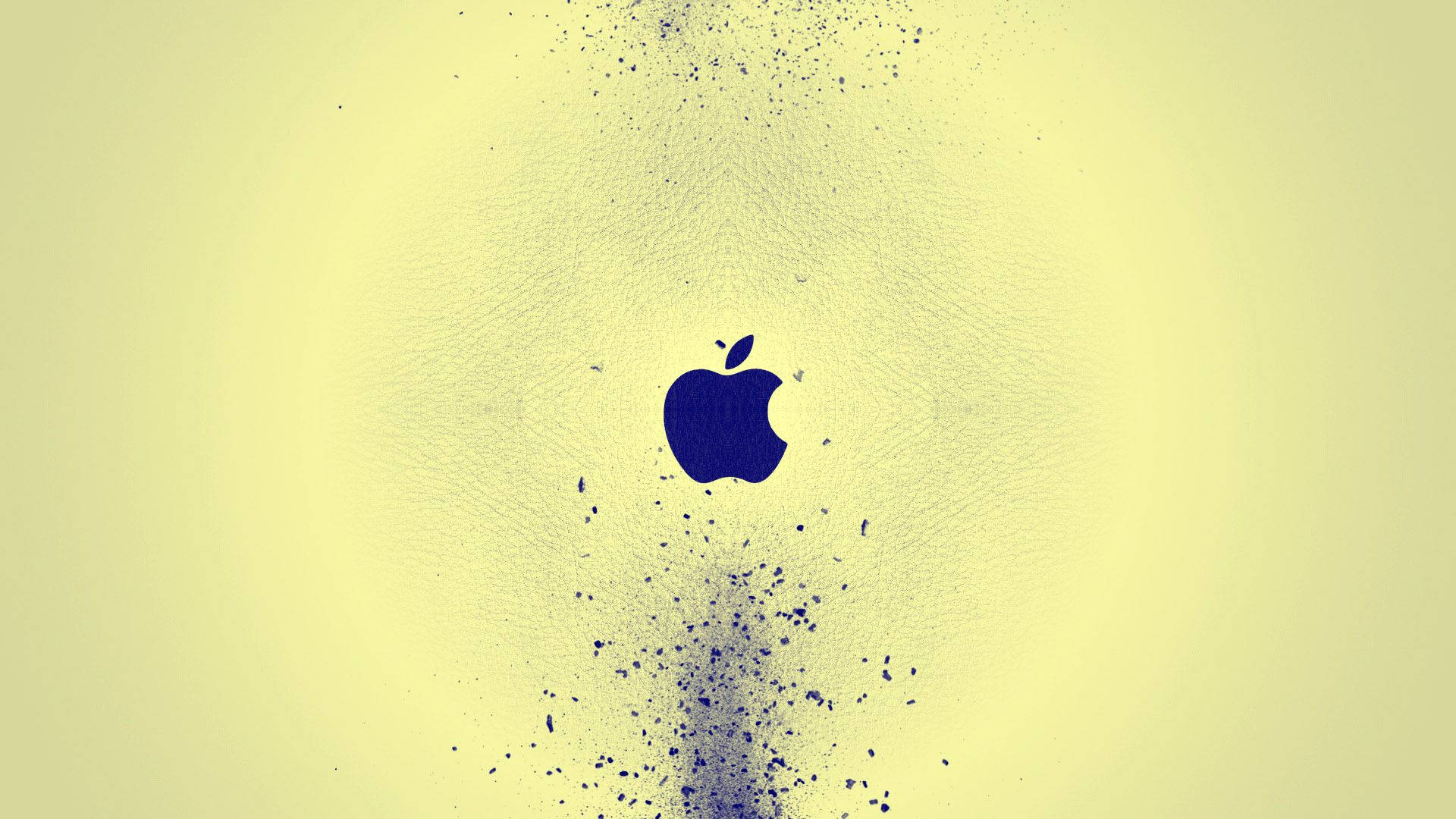 Kul MacBook med blå logo Bakgrunner