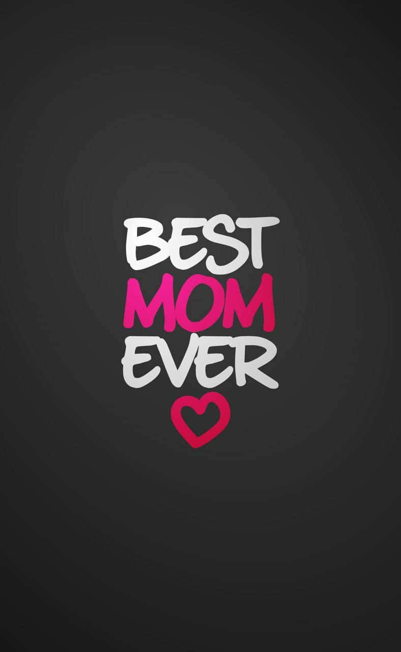 Kul mamma bestemor noensinne på svart Bakgrunner