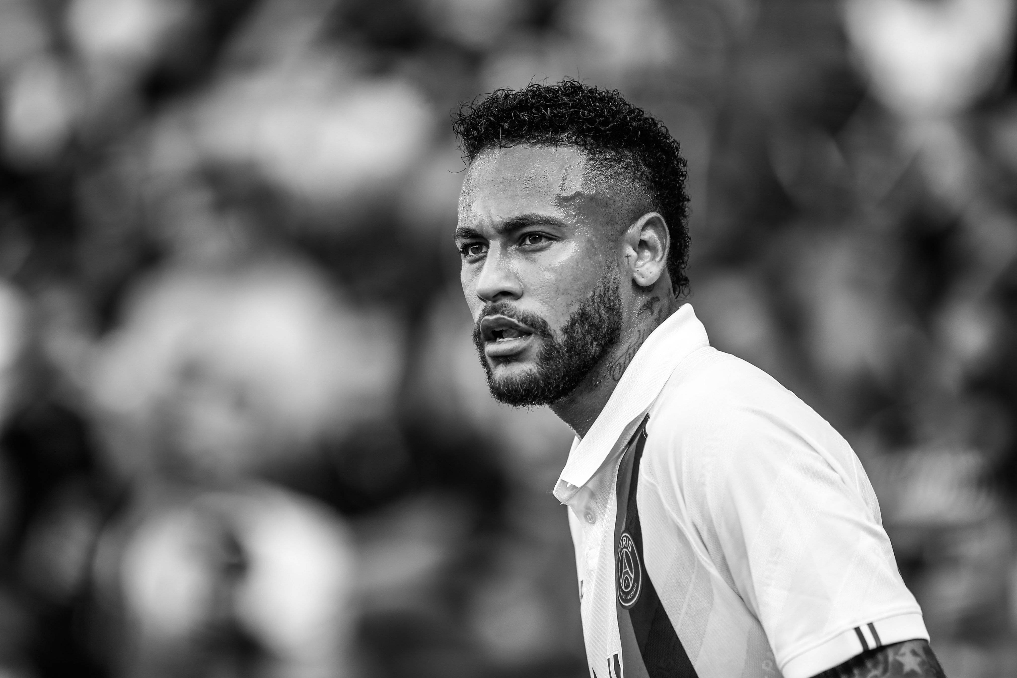 Kul Neymar Jr gråskala Bakgrunner