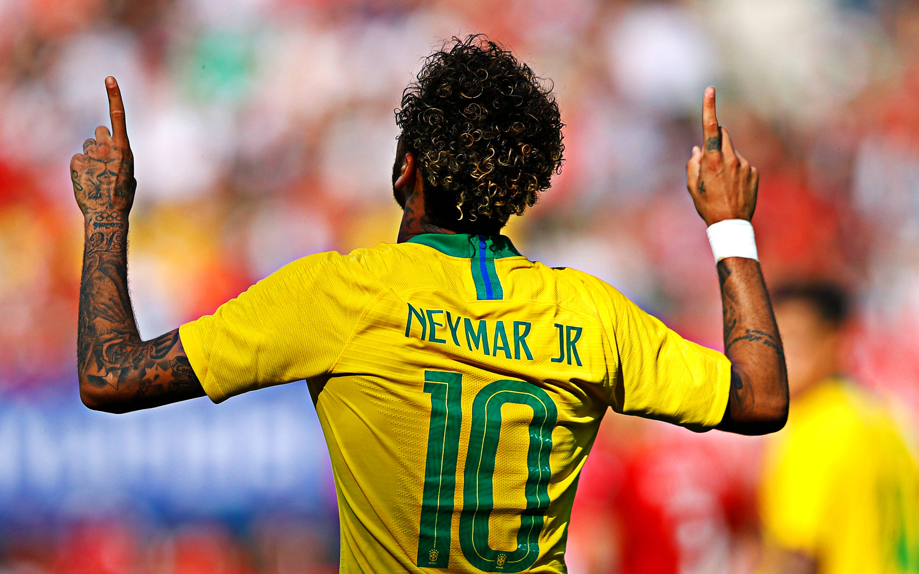 Kul Neymar Jr peker oppover Bakgrunner