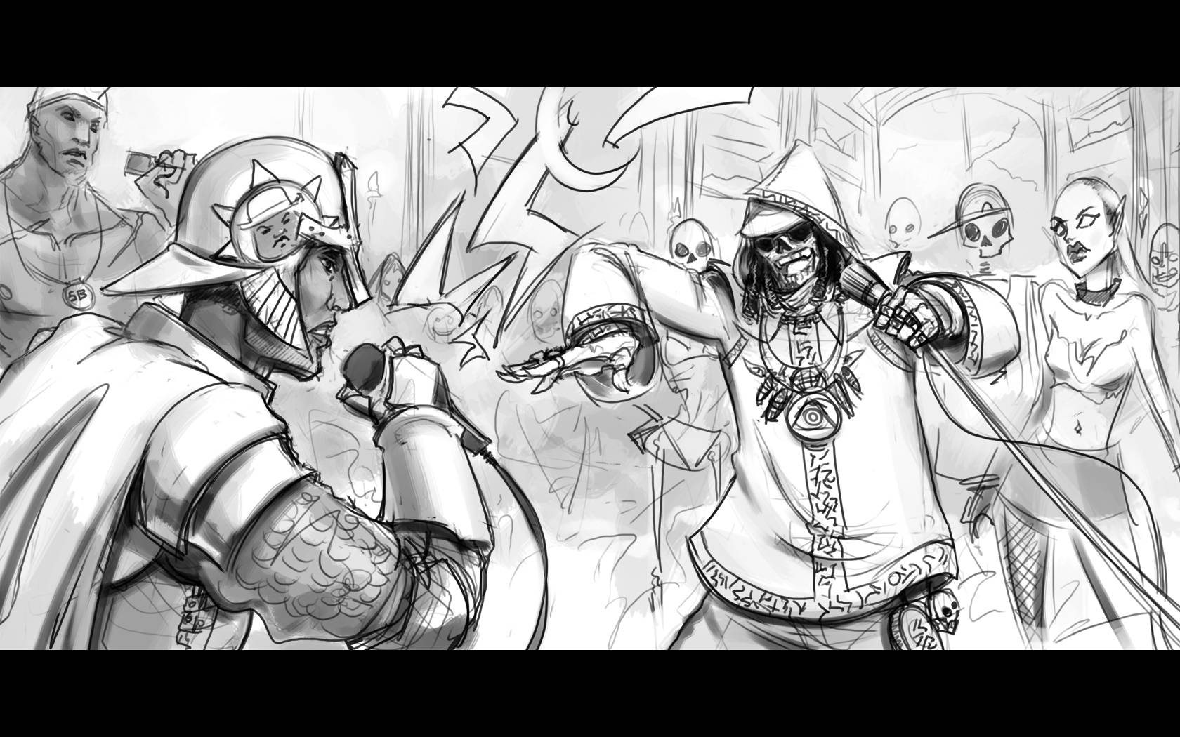 Kul Tegning Rap Battle Bakgrunner