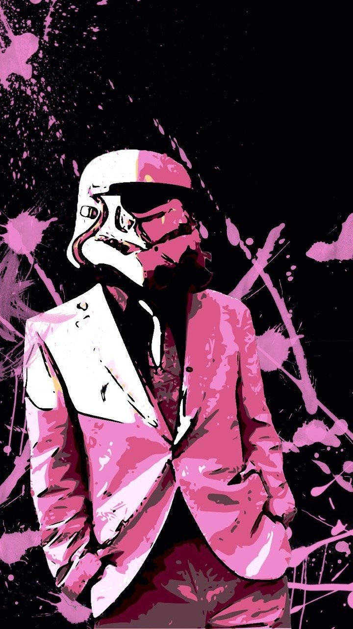 Kul Telefon Stormtrooper i Dress Bakgrunner