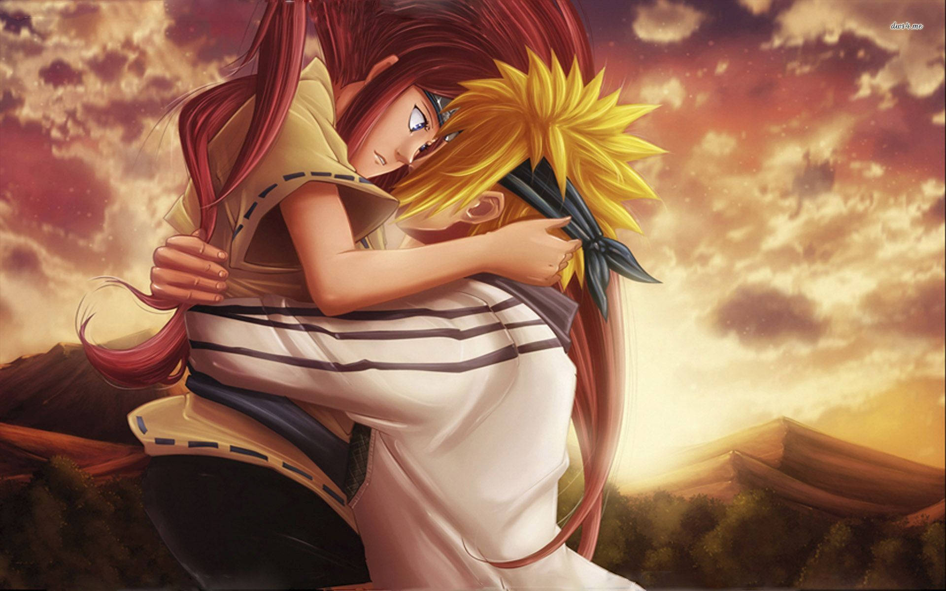 Kule Naruto Minato og Kushina — Kult naruto GIF Bakgrunner