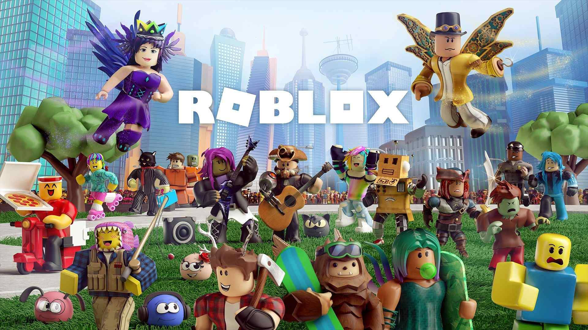 "Kule Roblox-karakterer som omfavner bylivet" Bakgrunner