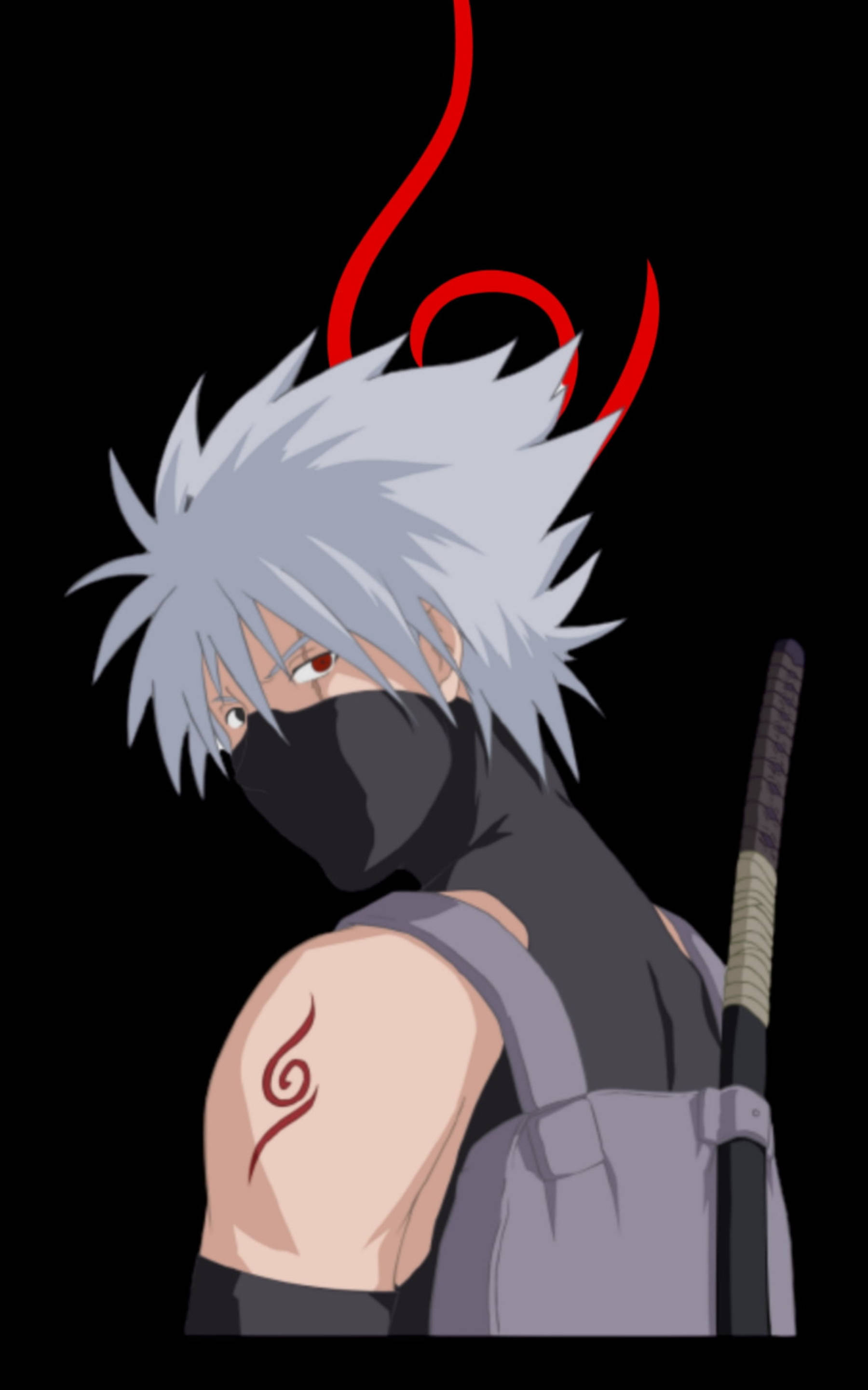 Kult digitalt bilde av Kakashi Bakgrunner