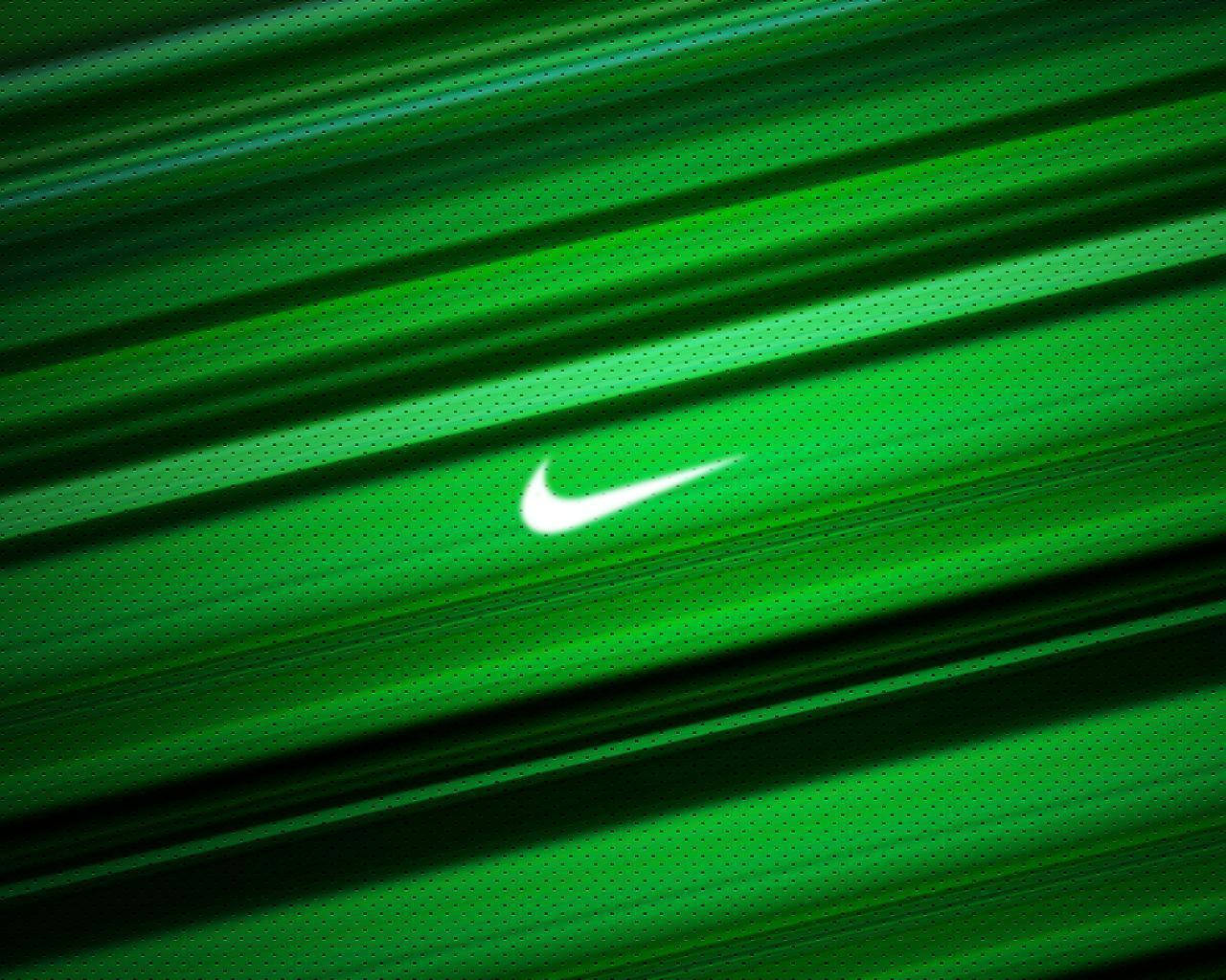 Kult grønt Nike-varemerke Bakgrunner