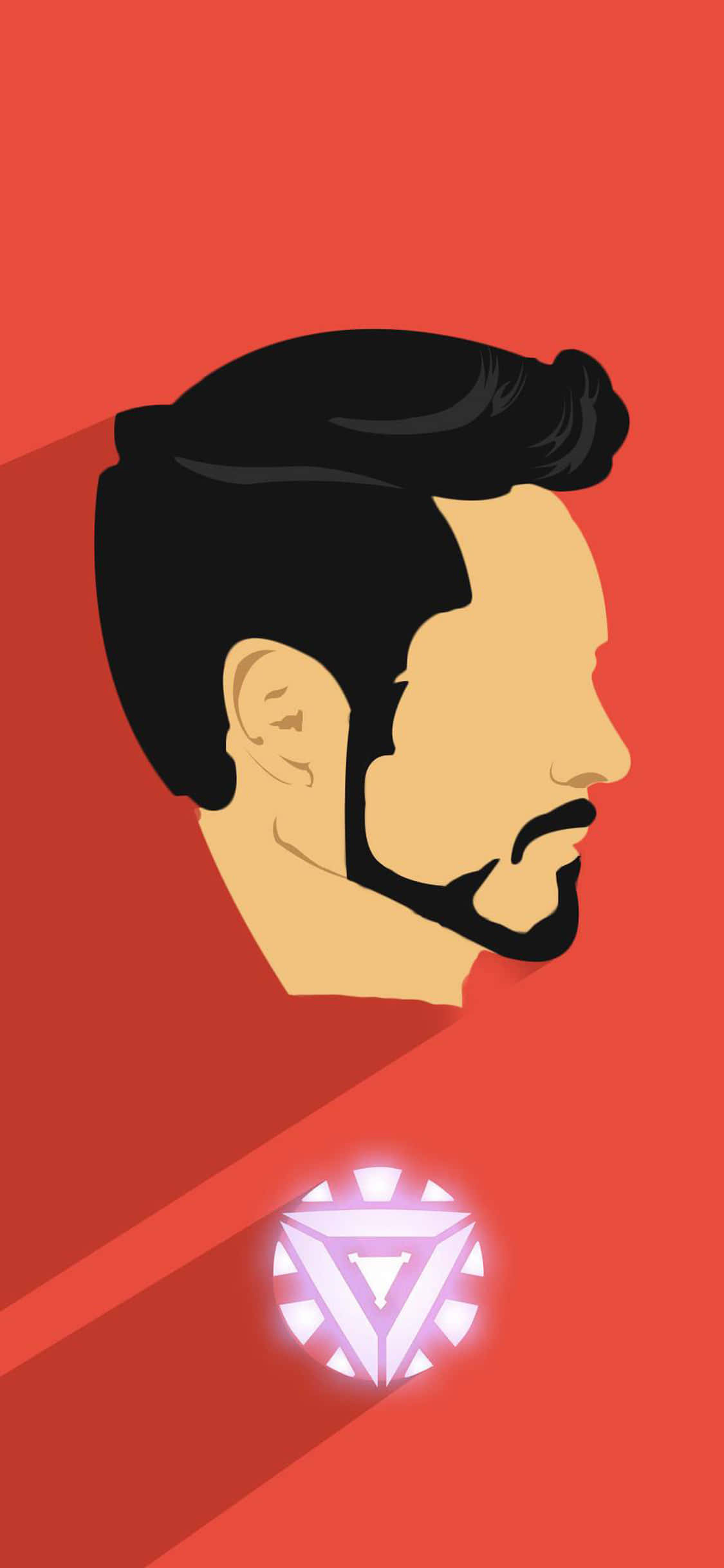 Kult Iron Man iPhone-fanplakat Bakgrunner