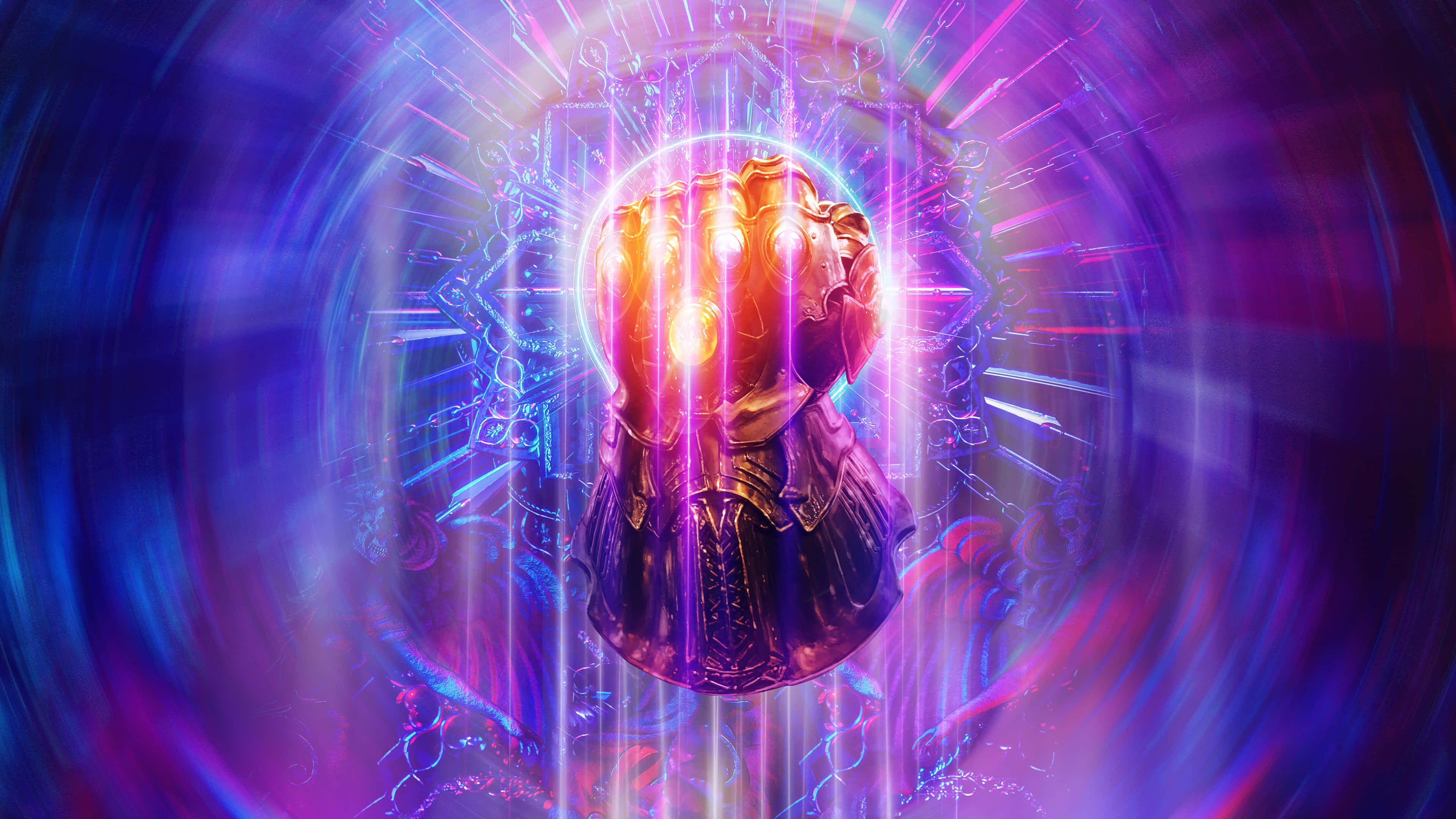 Kult lilla estetisk bilde av Infinity Gauntlet Bakgrunner