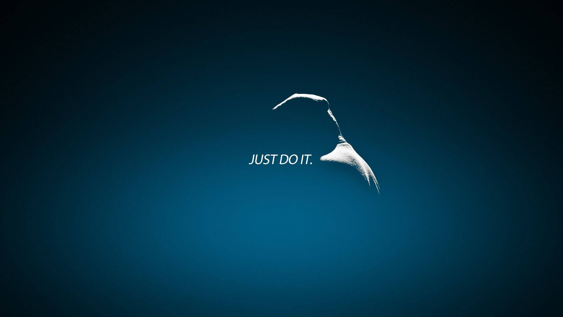 Kult minimalistisk Nike Just Do It Bakgrunner