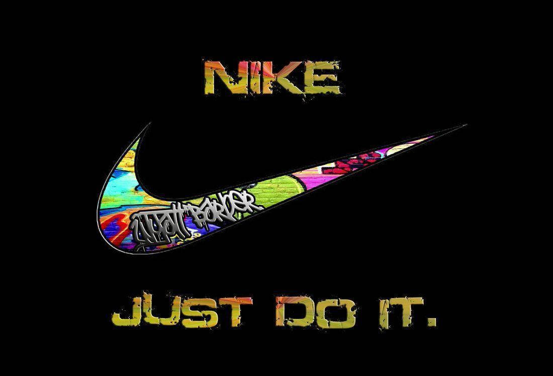 Kult Nike-graffitilogo Bakgrunner